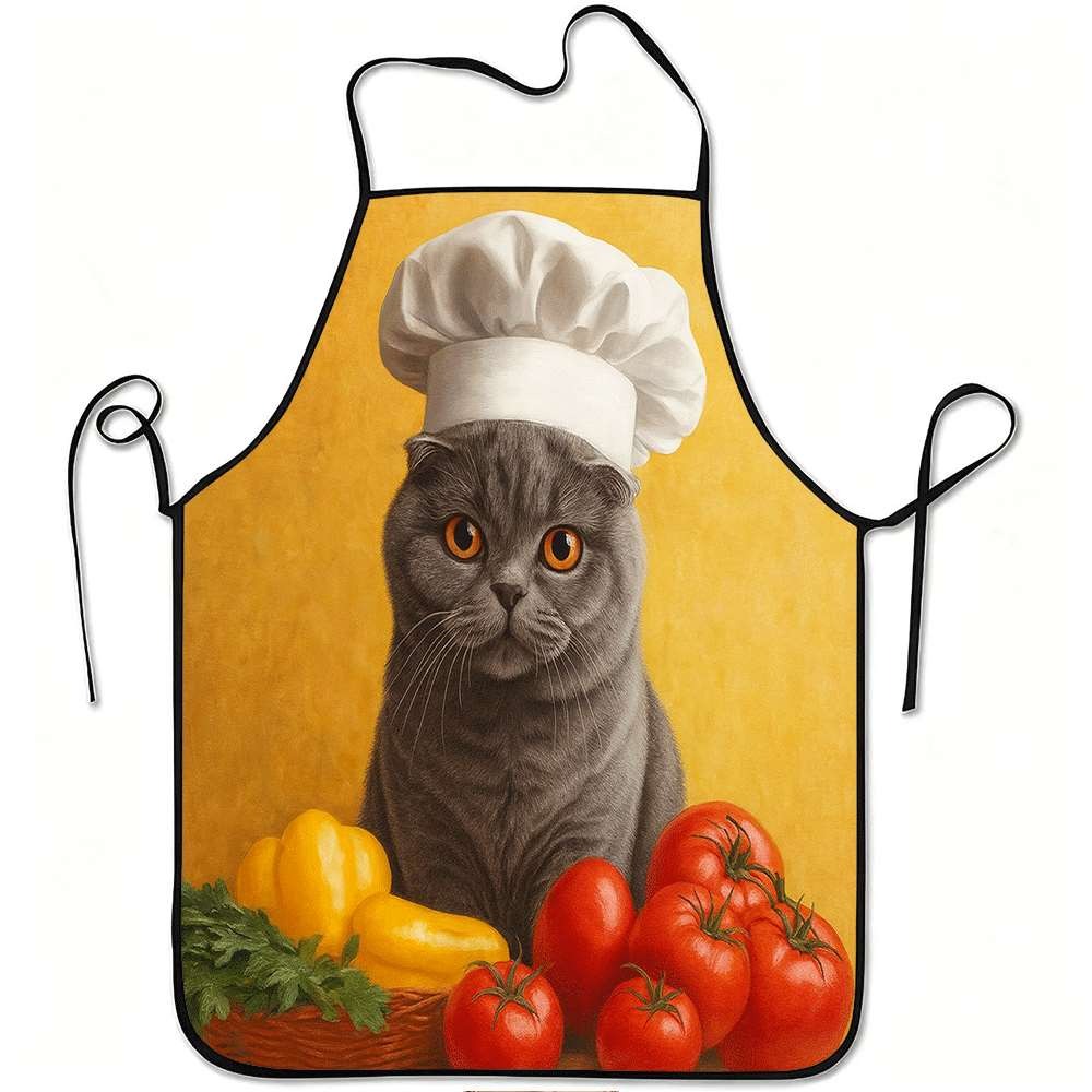 Home Cooking Definition - ผ้ากันเปื้อนโพลีเอสเตอร์ 1 ชิ้น พร้อมการพิมพ์ลาย 2D ความละเอียดสูง