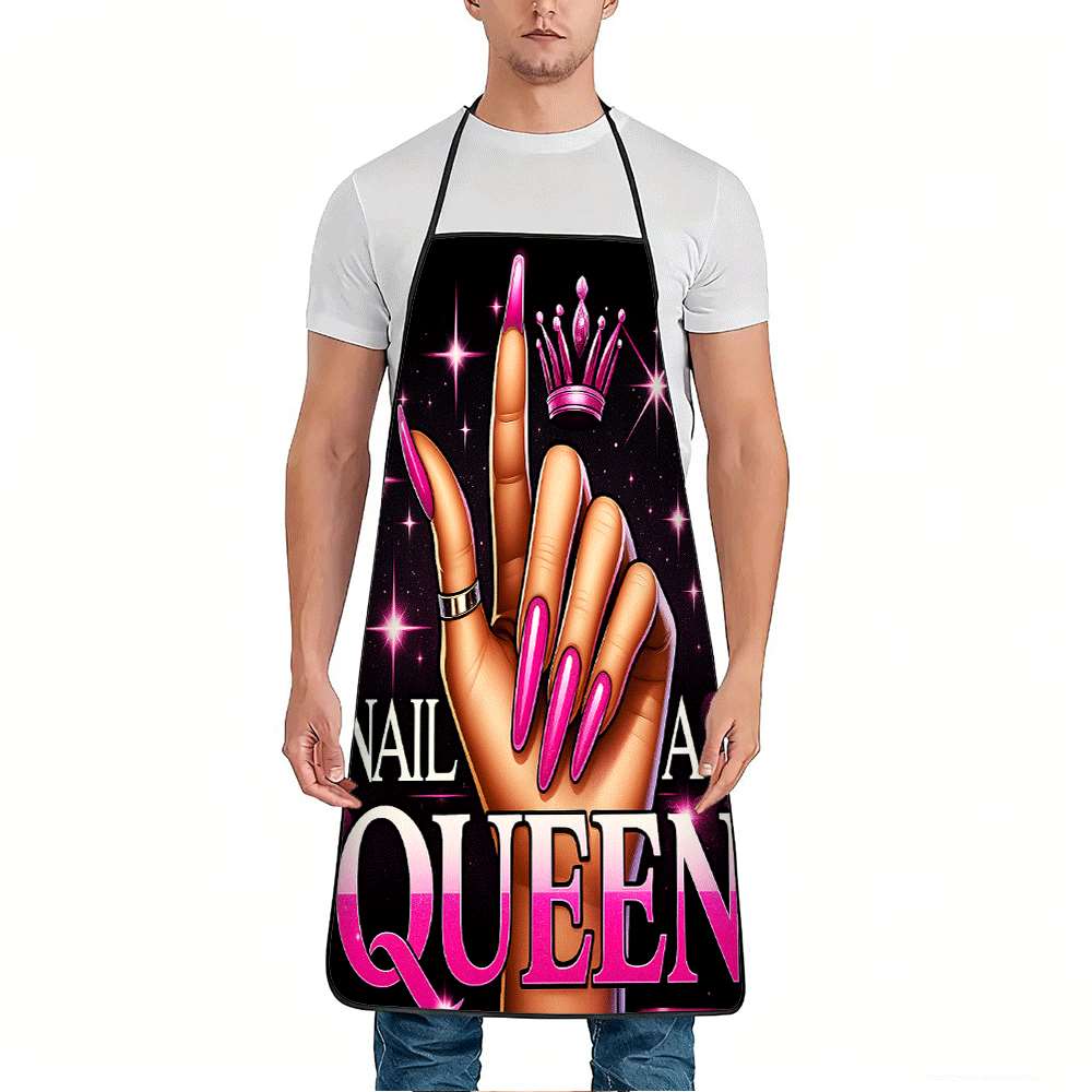 ผ้ากันเปื้อนลายศิลปะเล็บสุดอิน - Home Cooking Queen บทวิจารณ์และราคา