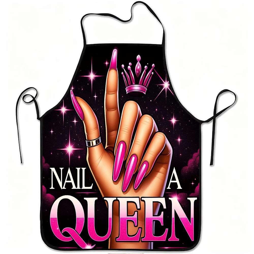 ผ้ากันเปื้อนลายศิลปะเล็บสุดอิน - Home Cooking Queen บทวิจารณ์และราคา